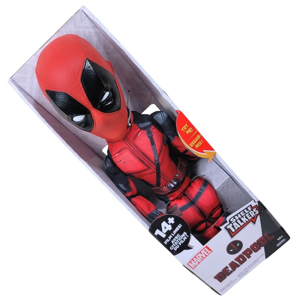 Marvel Deadpool Doll 14+ Film Lines‎ Talking Collectible Toy - Shelf Talkers